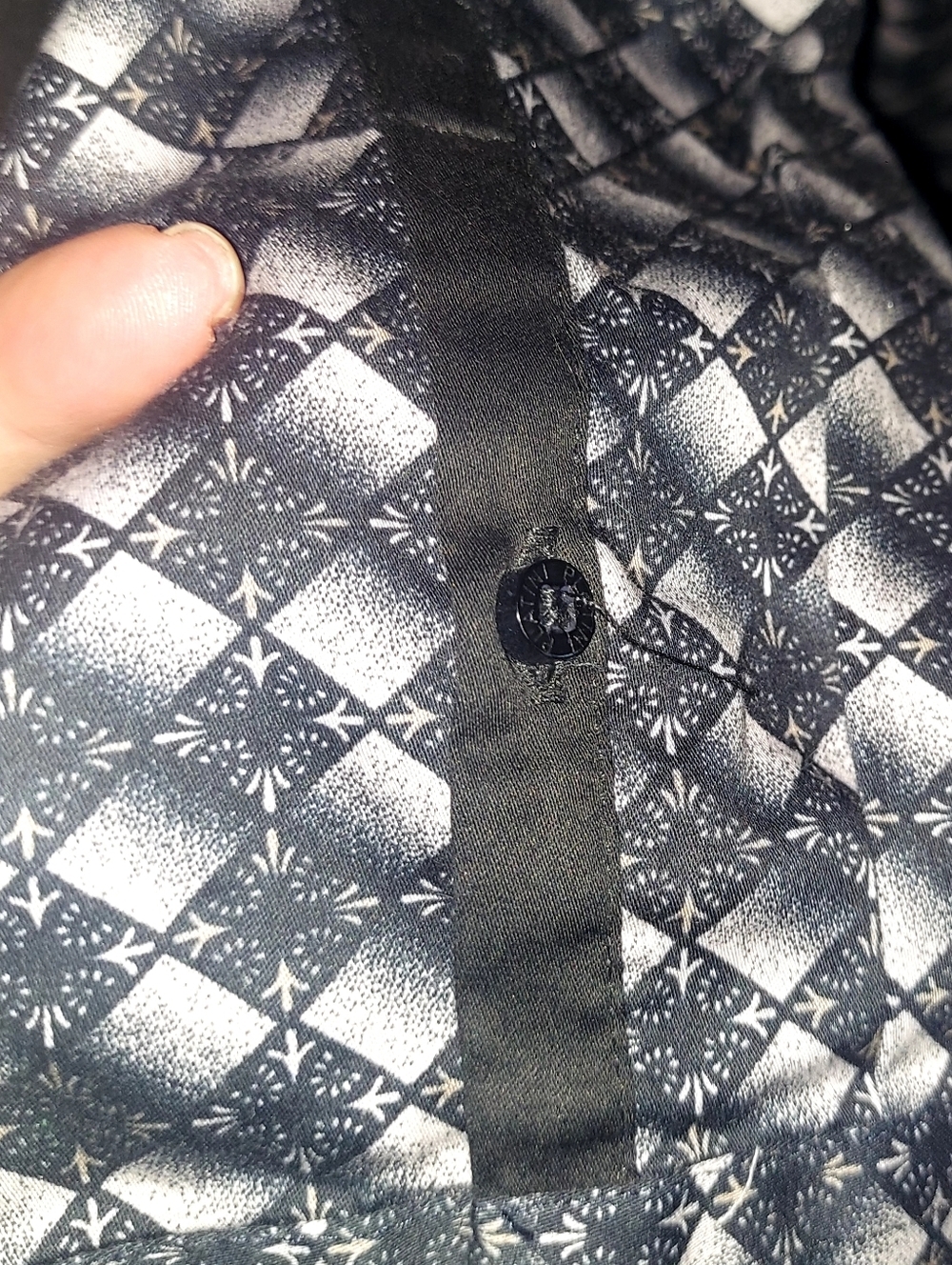 Platania Mens Long Sleeve Printed Button Down Shirt Sizs XL - Picture 4 of 4